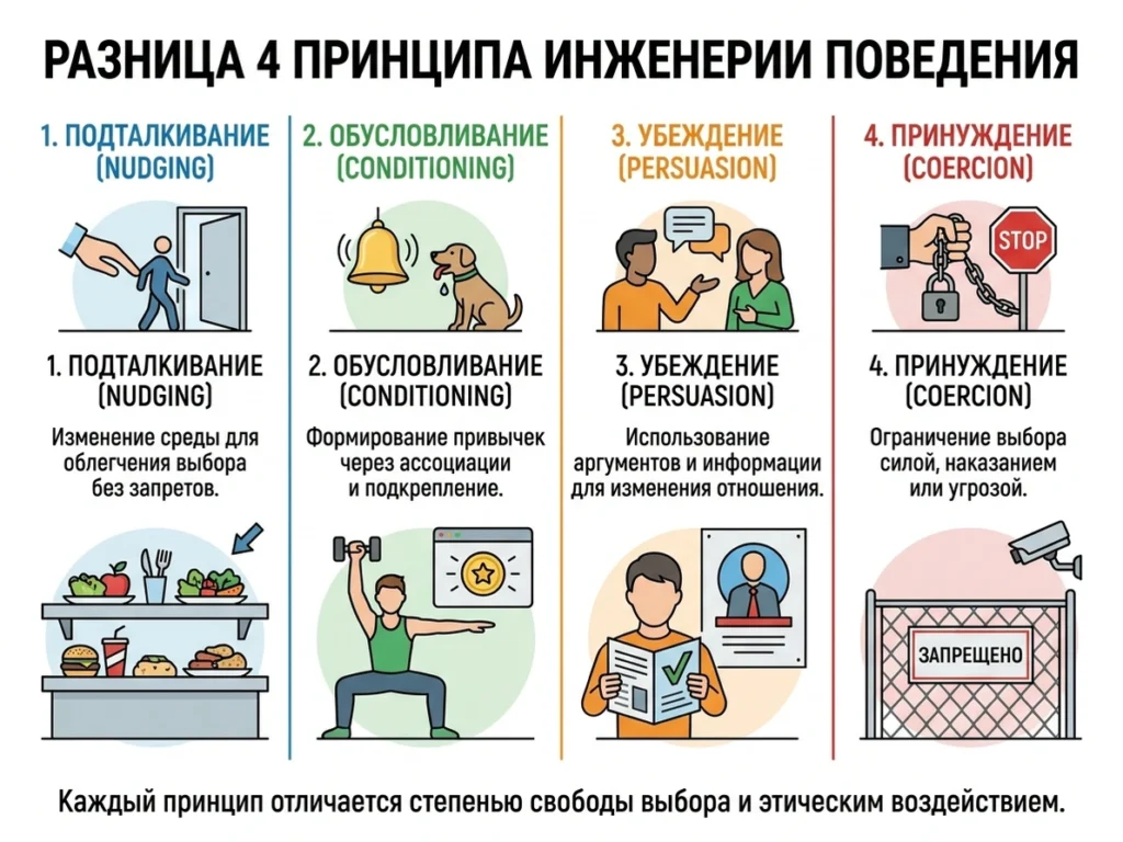 4 принципа инженерии поведения
